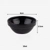 Taça Molho Friendly Redondo Preto 20ml 6X2.5cm Taça Molho Friendly Redondo Preto 20ml 6X2.5cm