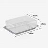 Manteigueira Inox / Poliestireno 16X10X5.5cm