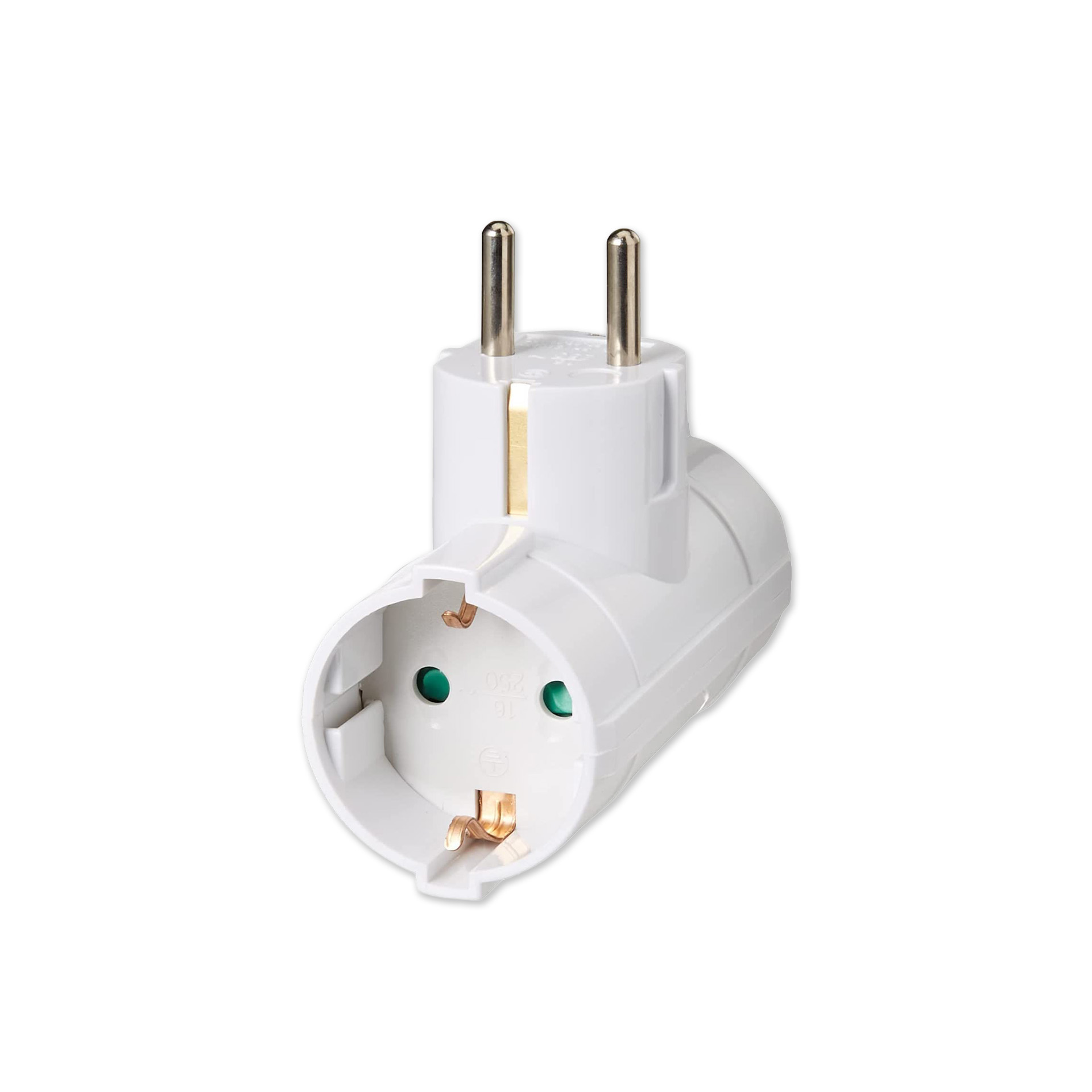 Adaptador 2 Tomadas Laterais 4X9cm