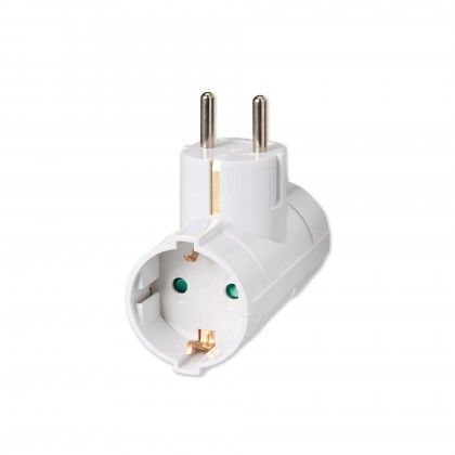 Adaptador 2 Tomadas Laterais 4X9cm