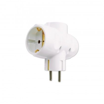 Adaptador 3 Tomadas Laterais 3500W