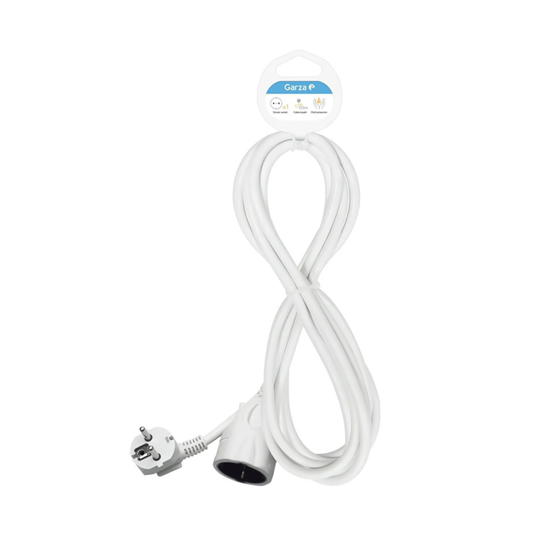 Prolongador 1 Tomada Branco 3gr 10mX1.5mm