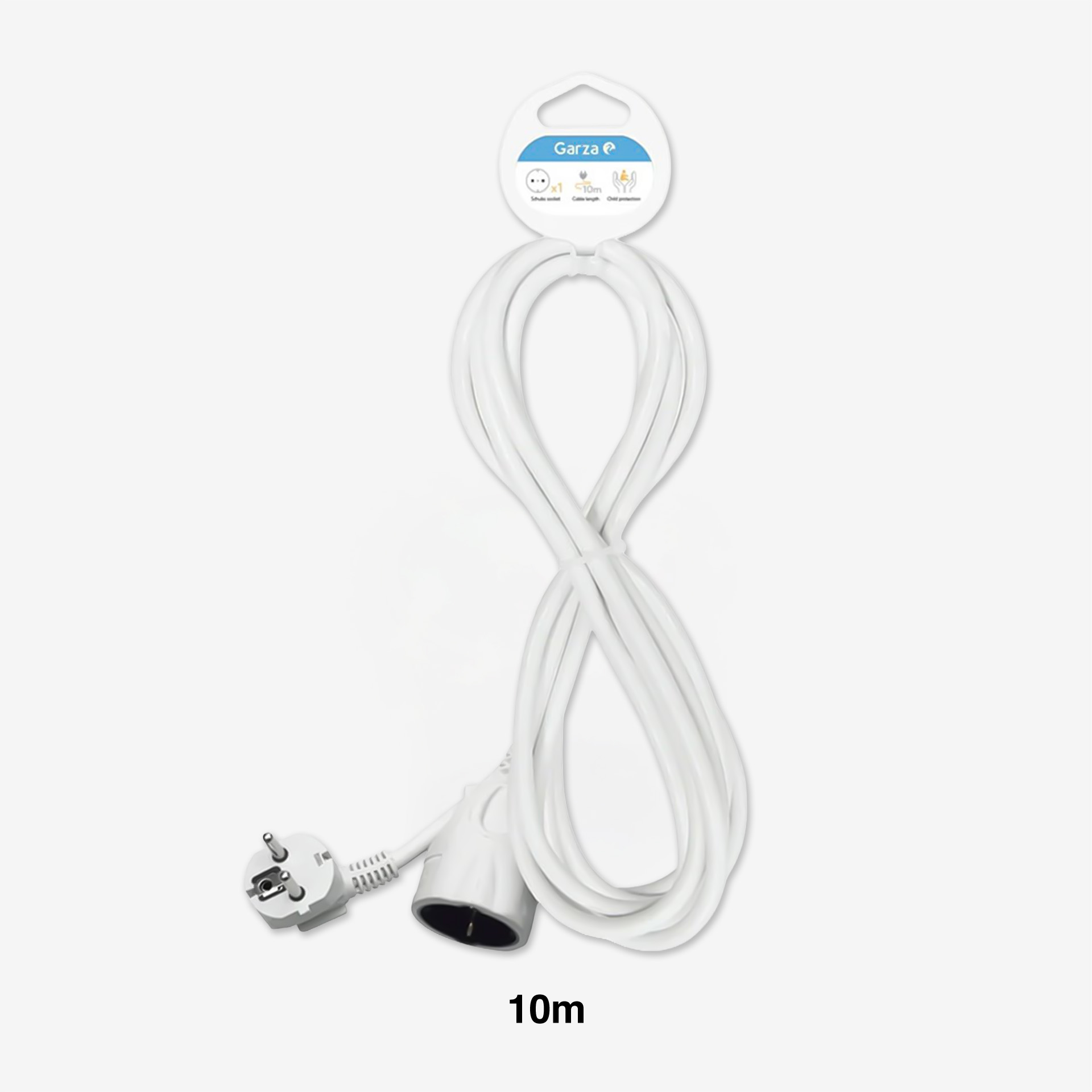 Prolongador 1 Tomada Branco 3gr 10mX1.5mm