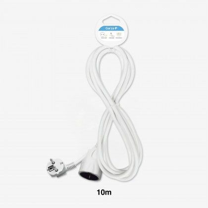Prolongador 1 Tomada Branco 3gr 10mX1.5mm Prolongador 1 Tomada Branco 3gr 10mX1.5mm