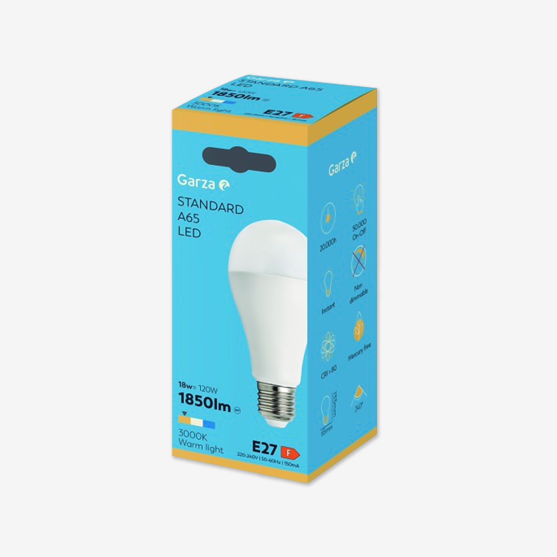 Lâmpada Led Standard E27 1850Lm 30K Luz Quente