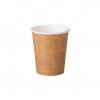 Copo Cart�o Bebidas Frias Castanho 235ml 7X5X8.5cm Pack 50
