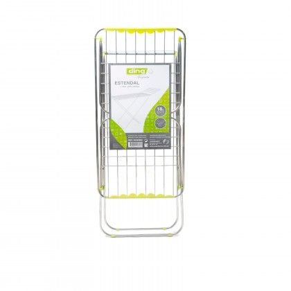 Estendal Chão Com Abas Inox Ding Cinzento 18m Estendal Chão Com Abas Inox Ding Cinzento 18m