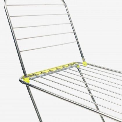 Estendal Chão Com Abas Inox Ding Cinzento 18m Estendal Chão Com Abas Inox Ding Cinzento 18m