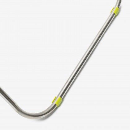Estendal Chão Com Abas Inox Ding Cinzento 18m Estendal Chão Com Abas Inox Ding Cinzento 18m