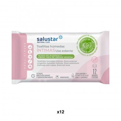 Toalhitas Salustar Higiene �ntima Externa Pack 12