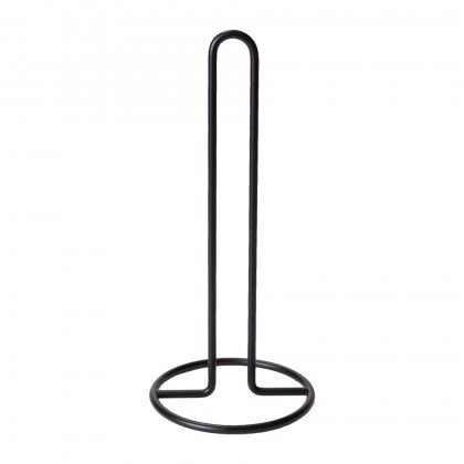 Porta Rolo Cozinha Metal Preto 14X31.5cm Porta Rolo Cozinha Metal Preto 14X31.5cm