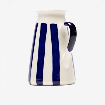 Jarra Direita Riscas Azul Jarra Direita Riscas Azul