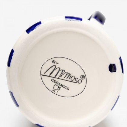Jarra Direita Riscas Azul Jarra Direita Riscas Azul