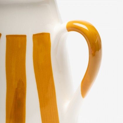 Jarra Direita Riscas Amarelo
