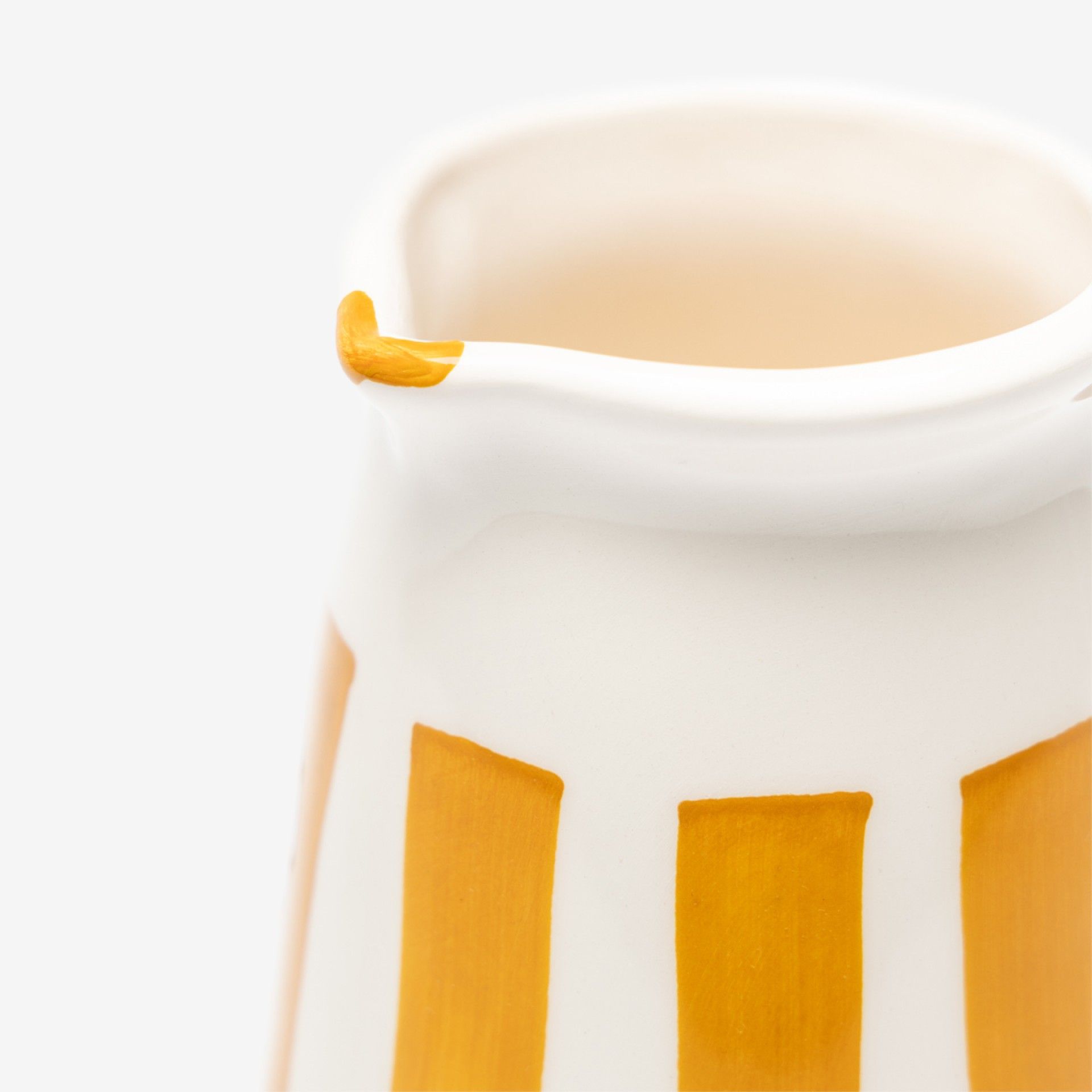 Jarra Direita Riscas Amarelo