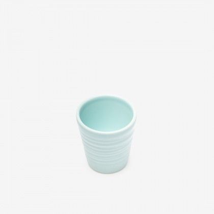 Copo Caf� Riscas Azul Pastel 5.5cm