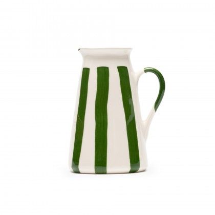 Jarra Direita Riscas Verde