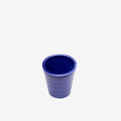 Copo Cafe Riscas Azul Escuro 5.5cm