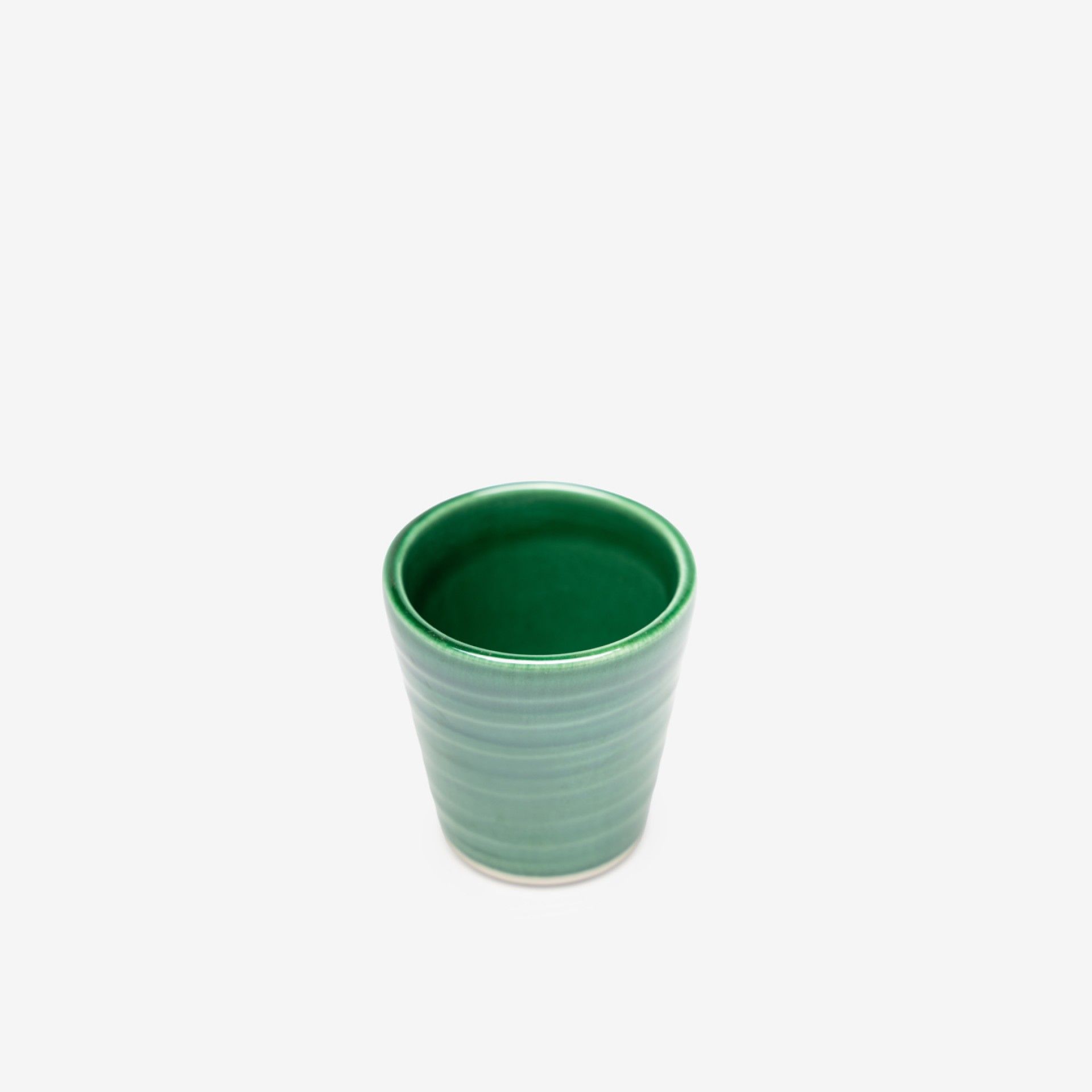 Copo Café Riscas Verde 5.5cm