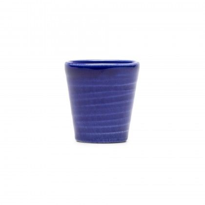 Copo Cafe Riscas Azul Escuro 5.5cm