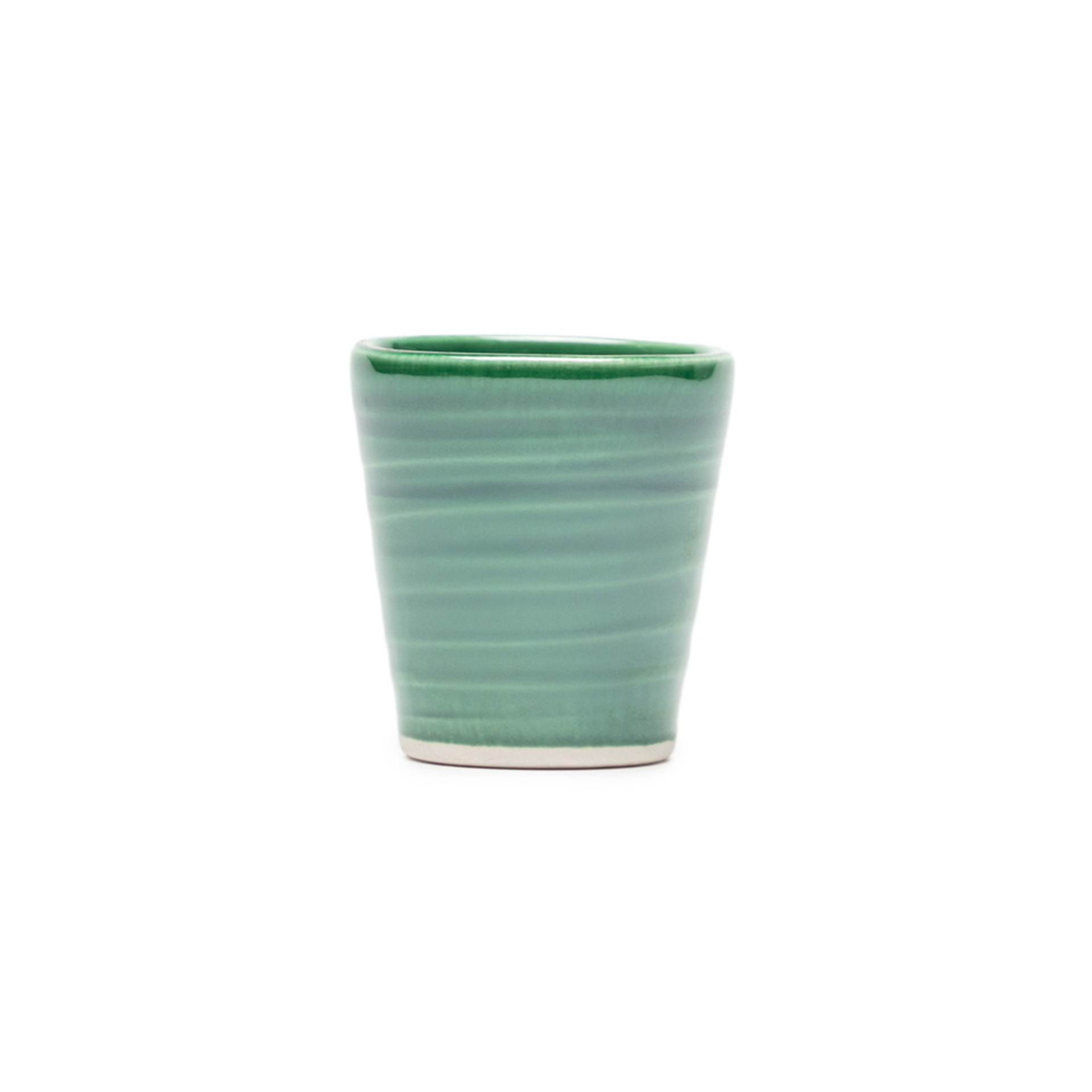 Copo Café Riscas Verde 5.5cm