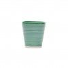 Copo Caf� Riscas Verde 5.5cm