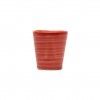 Copo Cafe Riscas Salmao 5.5cm