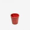 Copo Cafe Riscas Salmao 5.5cm