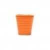 Copo Cafe Riscas Laranja 5.5cm
