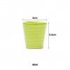 Copo Cafe Riscas Verde Alface 5.5cm