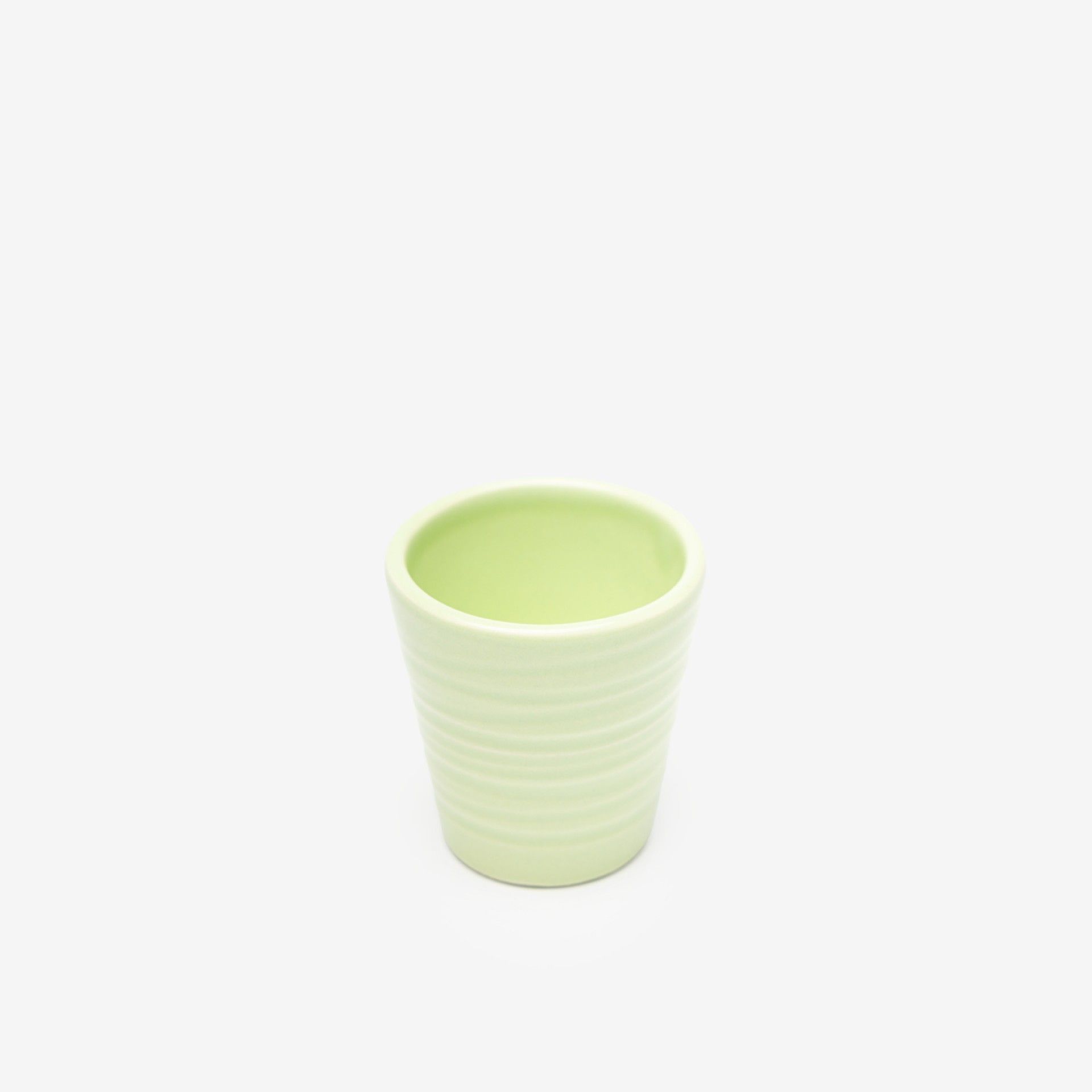 Copo Cafe Riscas Verde Pastel 5.5cm