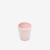 Copo Cafe Riscas Rosa Pastel 5.5cm