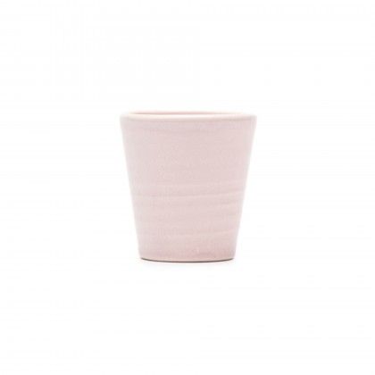 Copo Cafe Riscas Rosa Pastel 5.5cm Copo Cafe Riscas Rosa Pastel 5.5cm