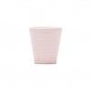 Copo Cafe Riscas Rosa Pastel 5.5cm