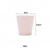 Copo Cafe Riscas Rosa Pastel 5.5cm Copo Cafe Riscas Rosa Pastel 5.5cm