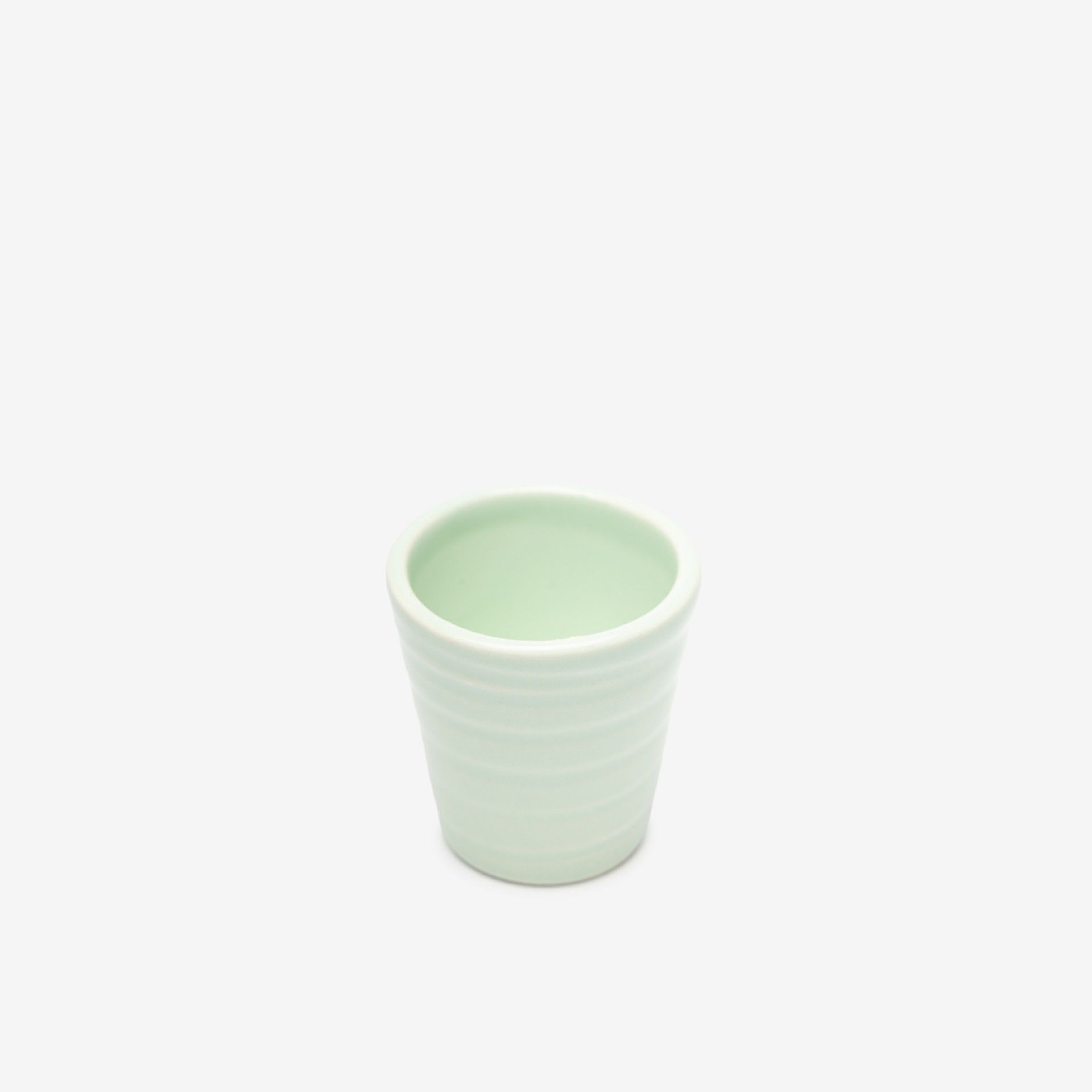 Copo Cafe Riscas Verde Agua 5.5cm