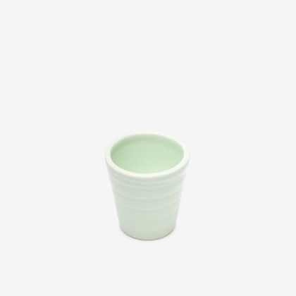 Copo Cafe Riscas Verde Agua 5.5cm Copo Cafe Riscas Verde Agua 5.5cm