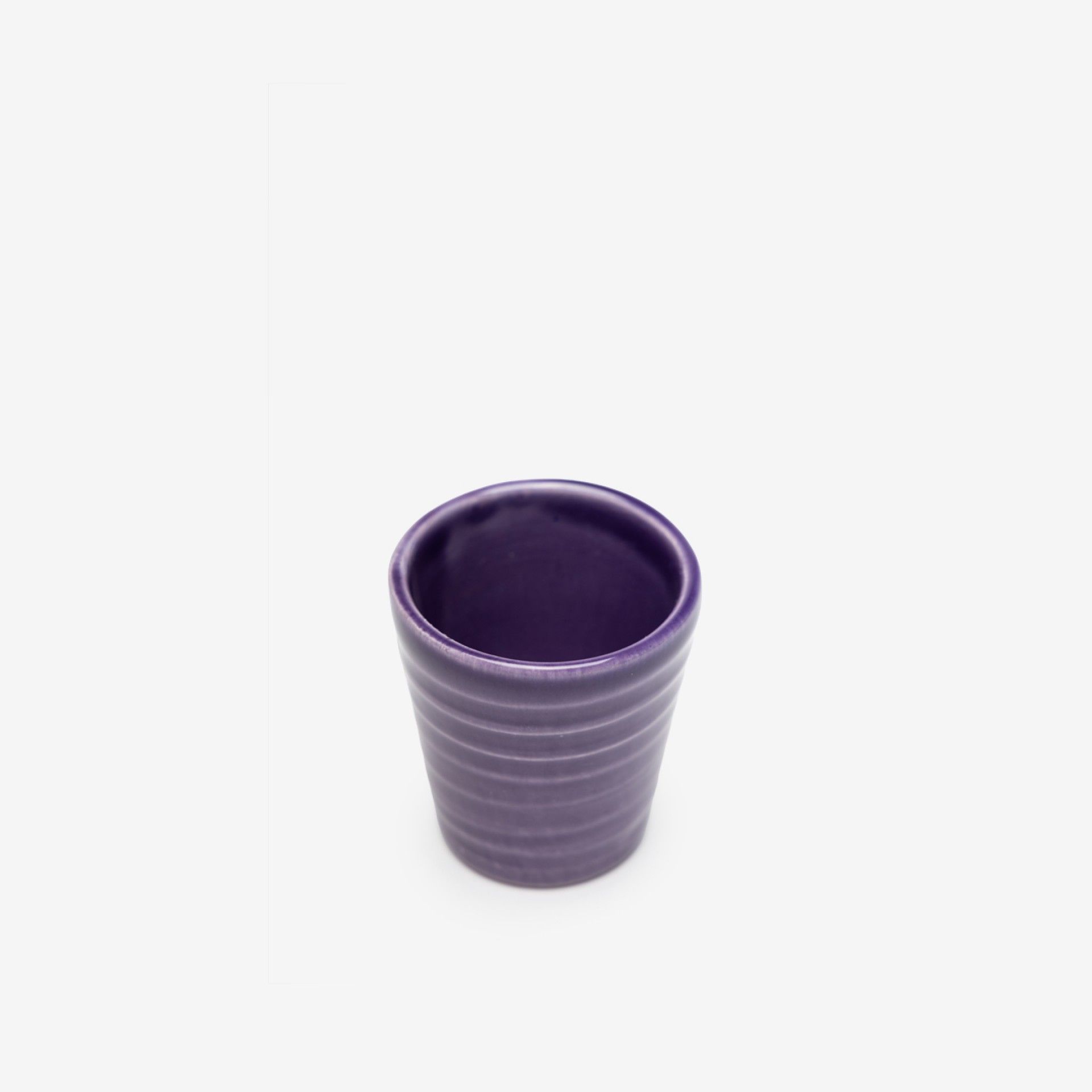 Copo Cafe Riscas Roxo 5.5cm