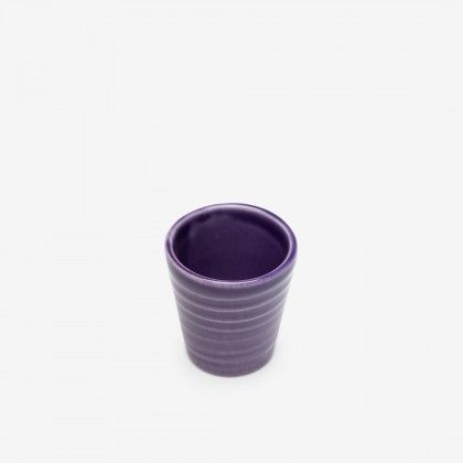 Copo Cafe Riscas Roxo 5.5cm Copo Cafe Riscas Roxo 5.5cm