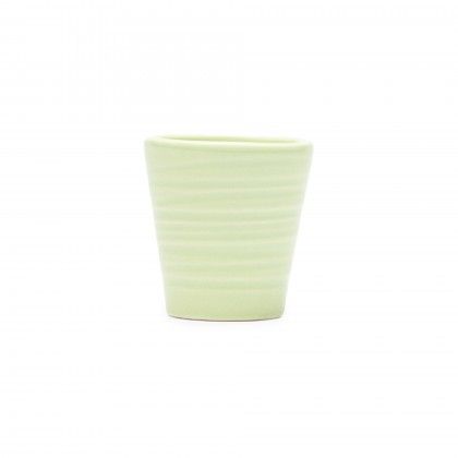 Copo Cafe Riscas Verde Pastel 5.5cm Copo Cafe Riscas Verde Pastel 5.5cm