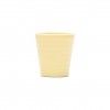 Copo Cafe Riscas Amarelo Pastel 5.5cm