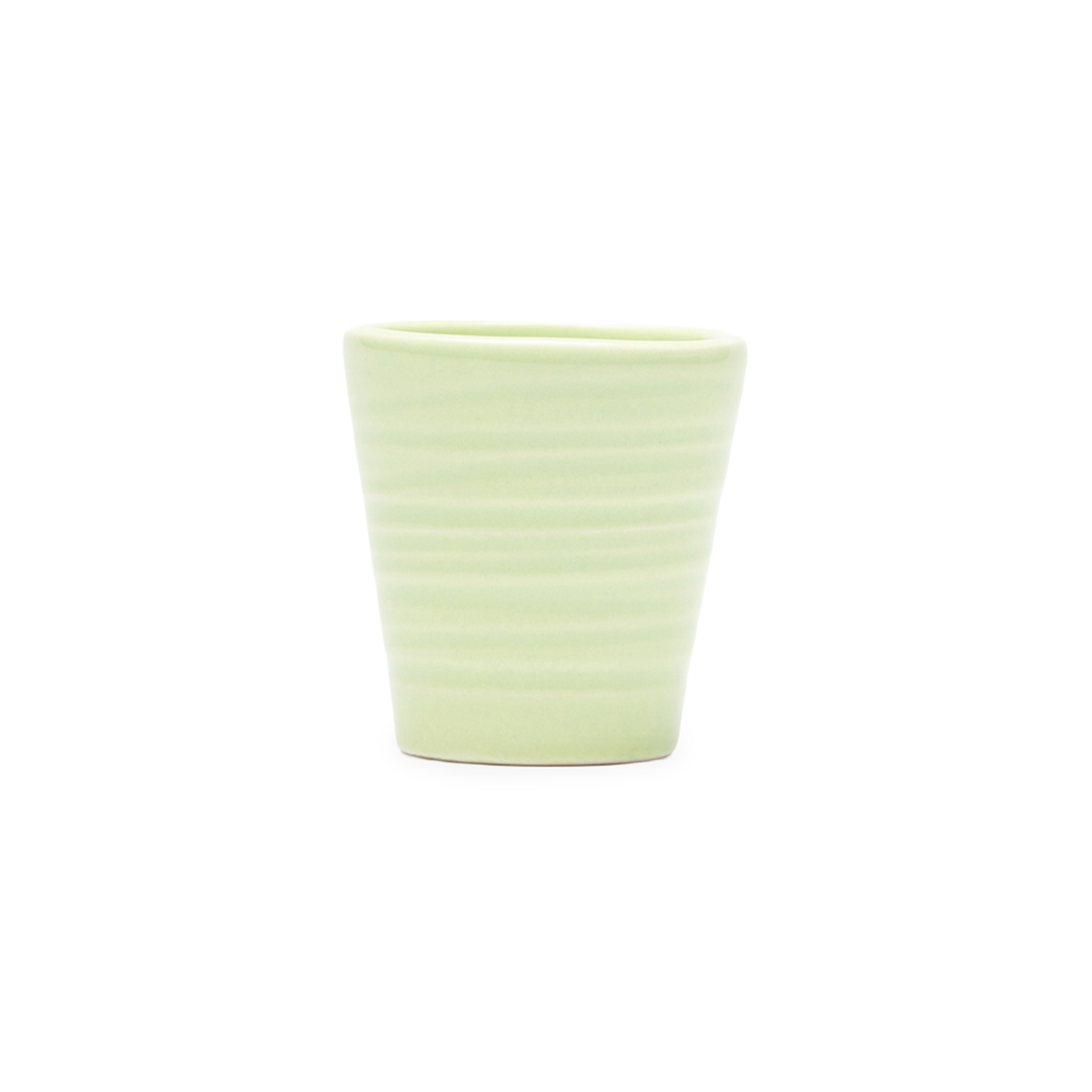 Copo Cafe Riscas Verde Pastel 5.5cm