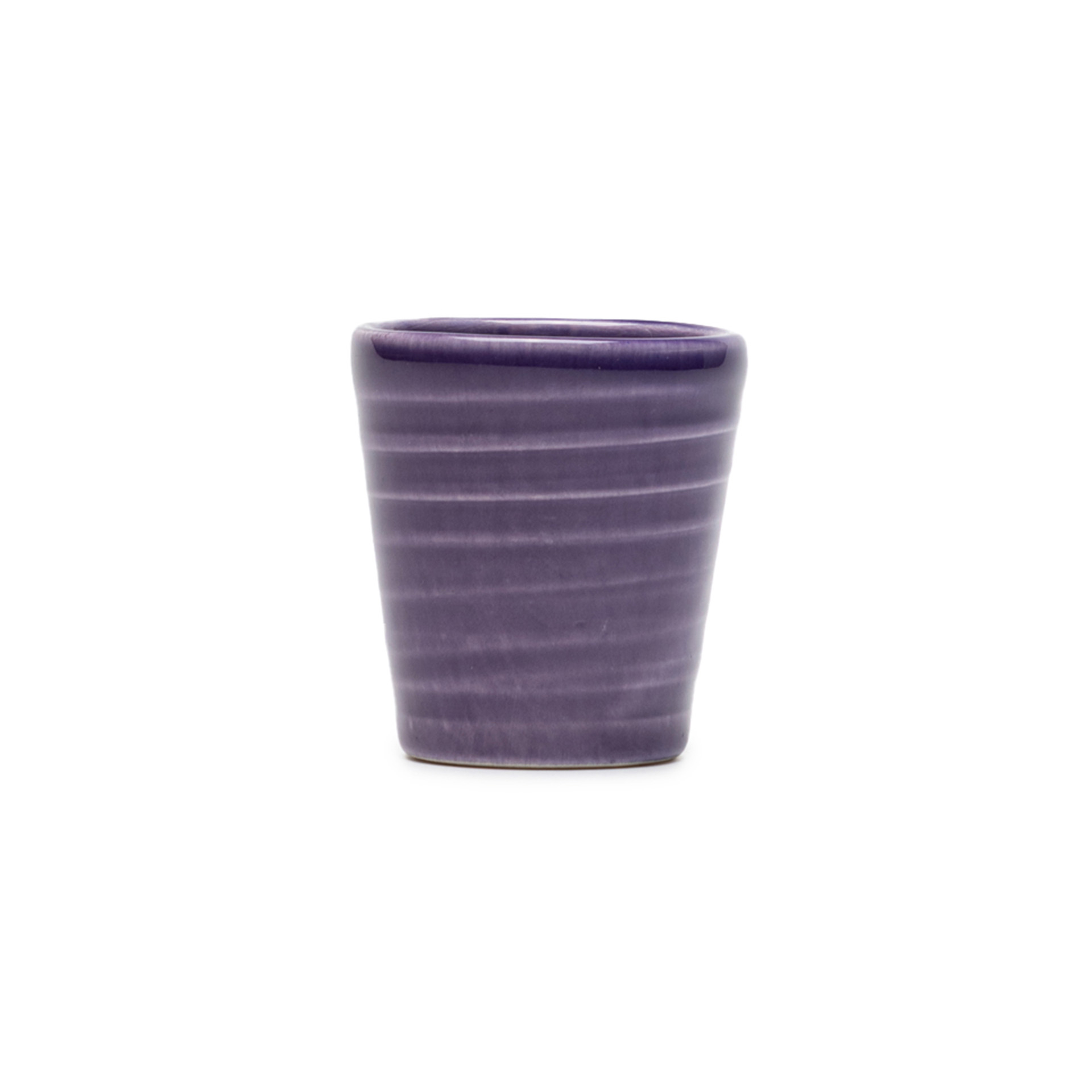 Copo Cafe Riscas Roxo 5.5cm