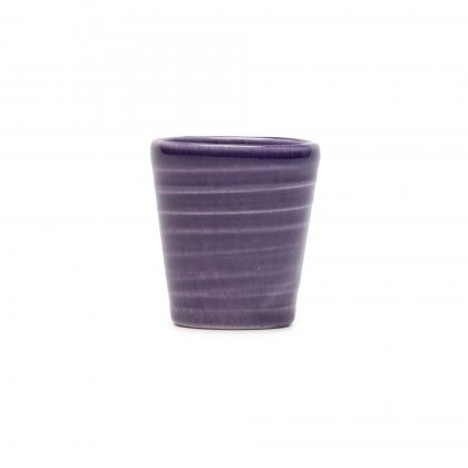 Copo Cafe Riscas Roxo 5.5cm Copo Cafe Riscas Roxo 5.5cm
