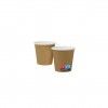 Copo Papel Kraft Redondo 90ml Pack 50