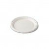 Prato Cana A��car Redondo Branco 17.6cm Pack 50