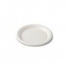 Prato Cana A��car Raso Redondo Branco 22.5cm Pack 10