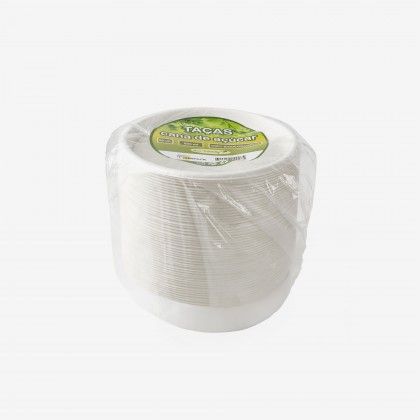 Ta�a Cana A��car Redondo Branco 500ml 15.5cm Pack 50