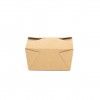 Caixa Take Away Kraft Retangular 1400ml 15.3X12.3X6.3cm Pack 25 Caixa Take Away Kraft Retangular 1400ml 15.3X12.3X6.3cm Pack 25