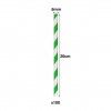 Palhinhas Cartão Redondo Verde 6mmx20cm Pack 100 Palhinhas Cartão Redondo Verde 6mmx20cm Pack 100